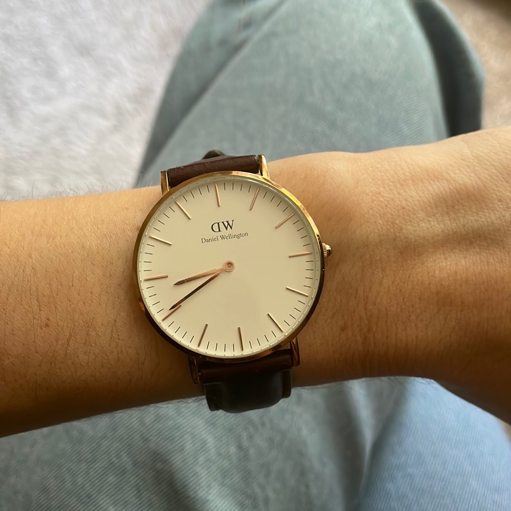 Daniel Wellington Classic Leather Strap Watch